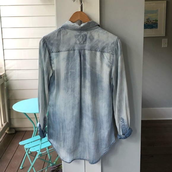 RAILS chambray denim button down shirt size small - Picture 6 of 8